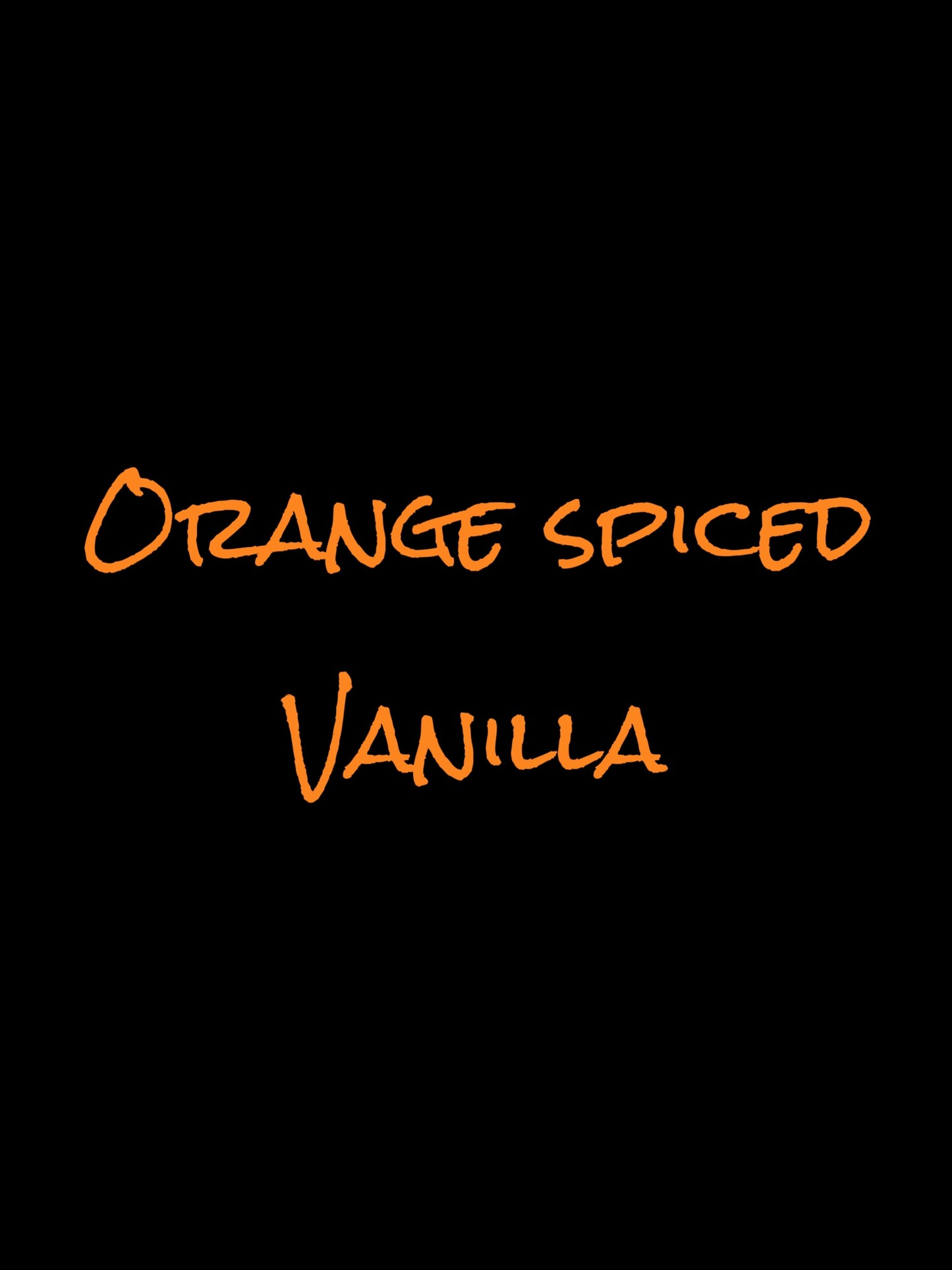 Orange Spiced Vanilla Chunk Bag