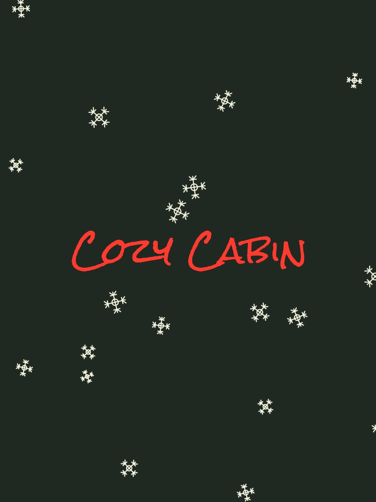 Cozy Cabin Chunk Bag